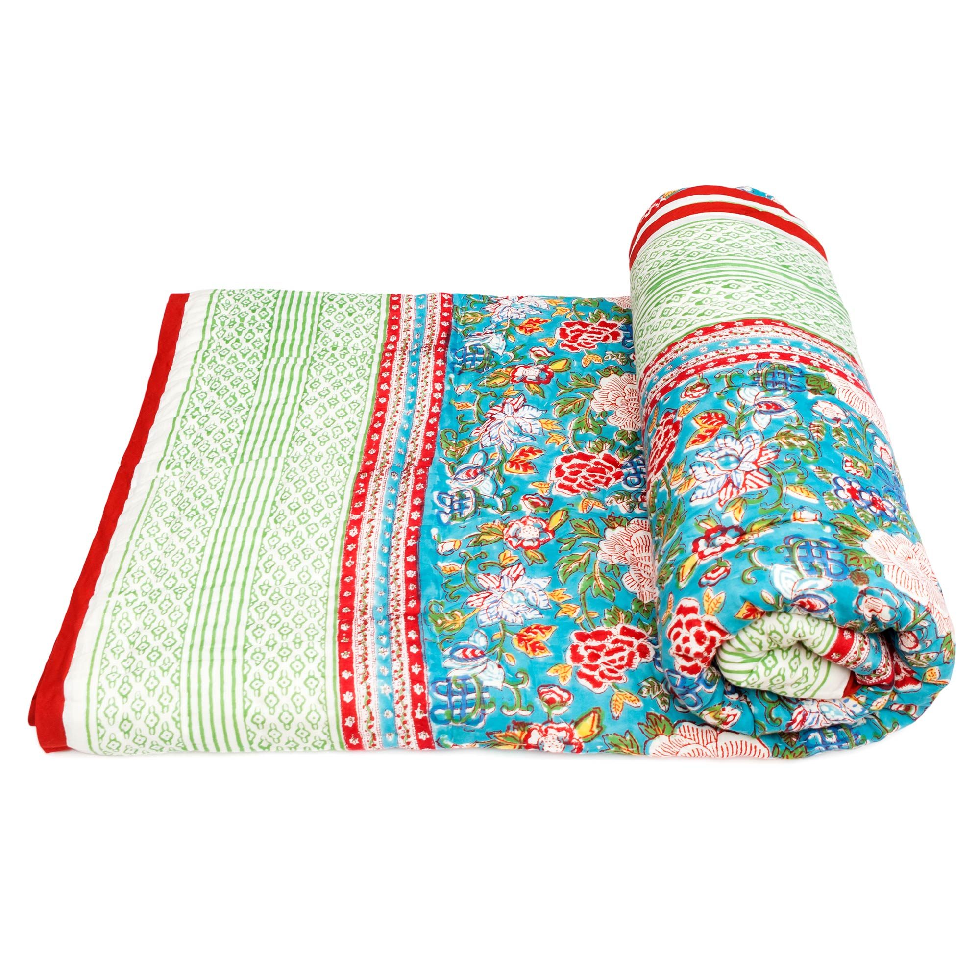 Tara-Textile - indische Decke - Kuscheldecke Nanda