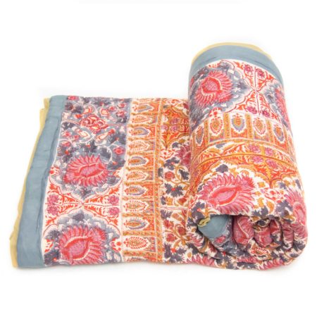 Tara-Textile - indische Decke - Kuscheldecke Aruni