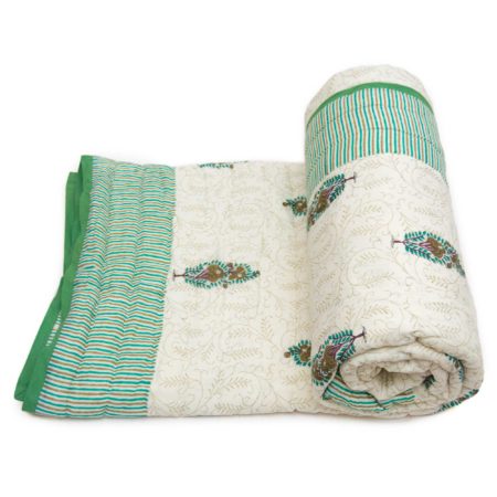 Tara-Textile - indische Decke - Kuscheldecke Tamani